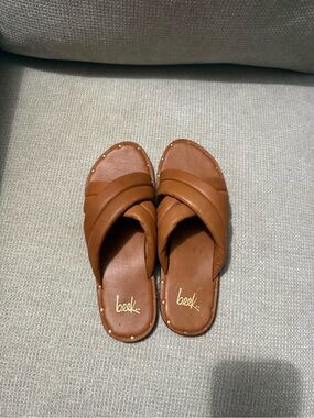 Anthropology beek dovetail leather sandals